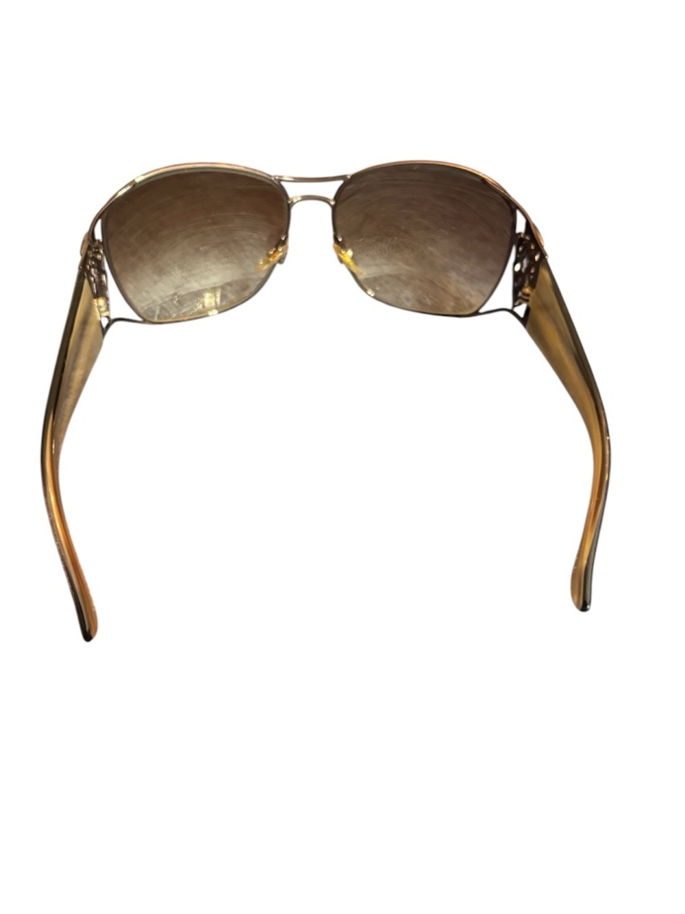 Gucci Hysteria Oversized Gold Logo Sunglasses - Picture 3 of 6